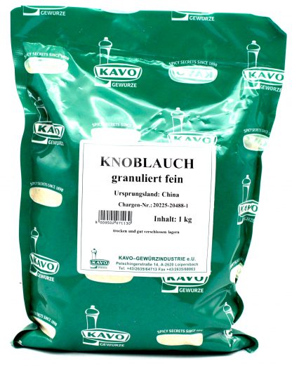 Knoblauchgranulat G1 1 kg